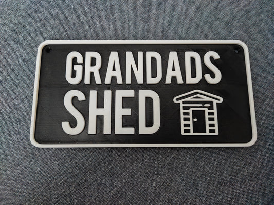 Grandads shed sign